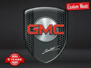 GMC Emblème Bombé Max Robuste Stylé Pro
